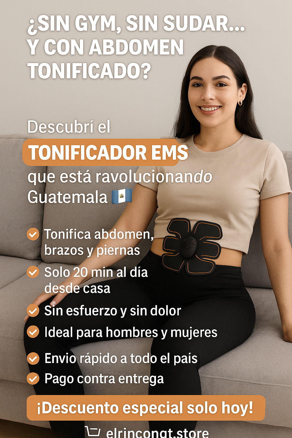 Tonificador de músculos y reductor de grasa