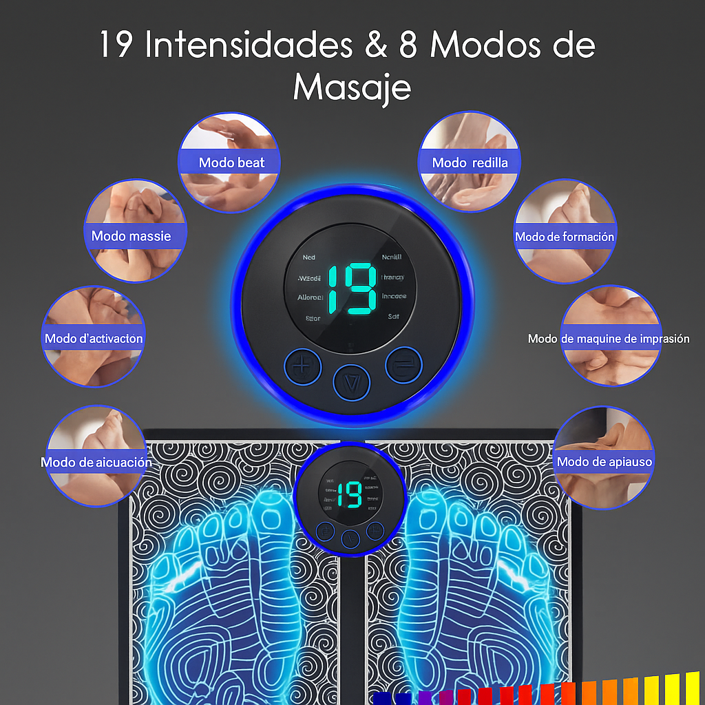 Masajeador Inteligente de pies y piernas Recargable