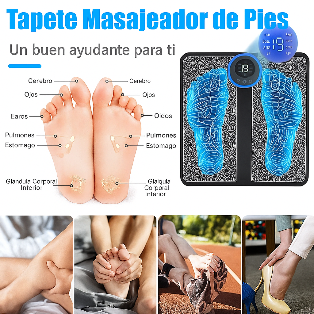 Masajeador Inteligente de pies y piernas Recargable